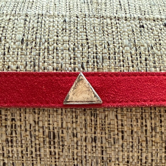 VINTAGE red suede Roper belt - Picture 4 of 12